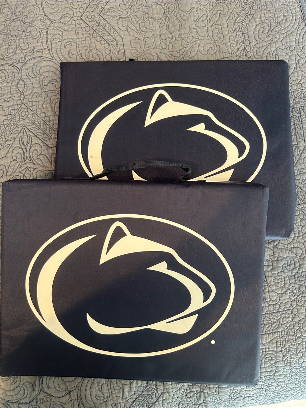 Penn State Nittany Lion Stadium Seat Cushions handle - Set of 2